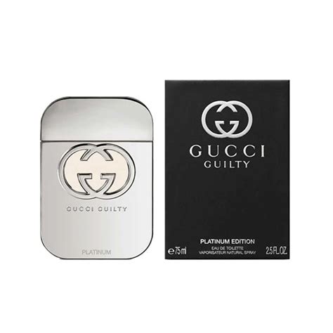 gucci guilty platinum edition 75ml|gucci guilty black for women.